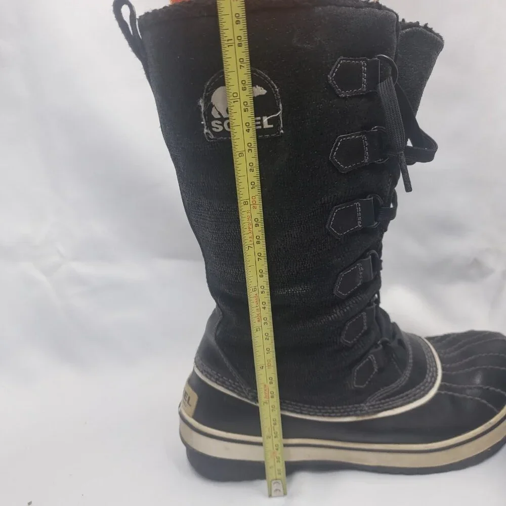 Sorel Tivoli Women's US Size 7.5 Black Waterproof High Winter Boots NL 1907-010 - Picture 14 of 16